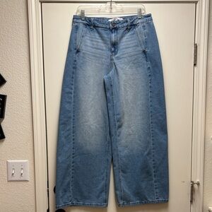 Celebrity Pink Junior's Light Blue Wide Leg Jeans Size 11/30